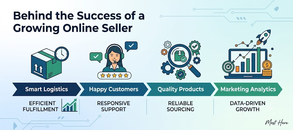 Behind the Success of a Growing Online Seller